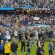 Manchester City Pitch Invasion