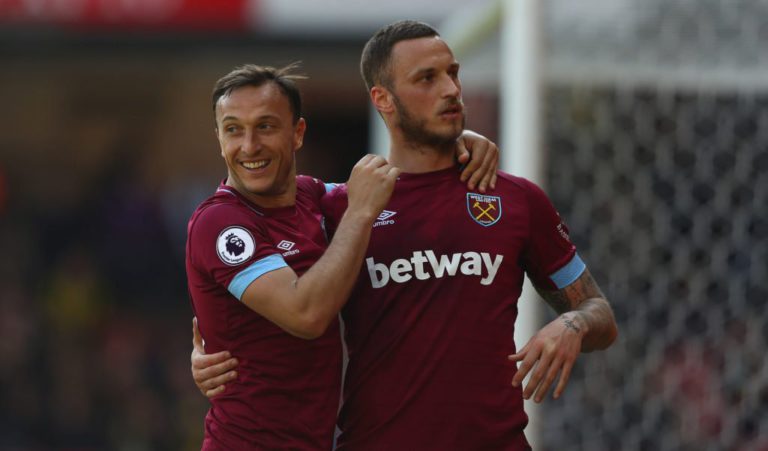 Mark Noble And Marko Arnautovic West Hamjpg
